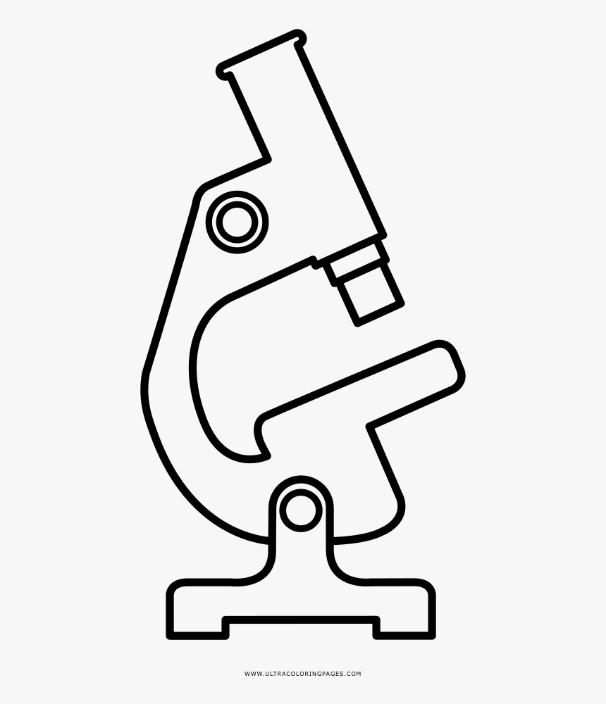 Microscope Coloring Page, HD Png Download, Free Download