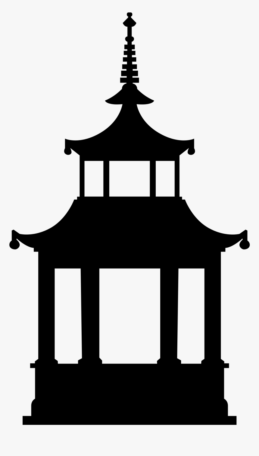 Buddhist Temple Computer Icons Buddhism Clip Art - Temple Black And White Png, Transparent Png, Free Download