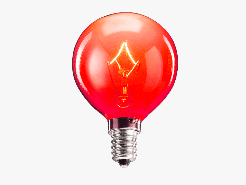 Scentsy 25w Red Light Bulb - Red Light Bulb, HD Png Download, Free Download