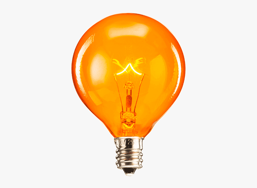 Scentsy 25w Orange Light Bulb - Scentsy Orange Bulb, HD Png Download, Free Download