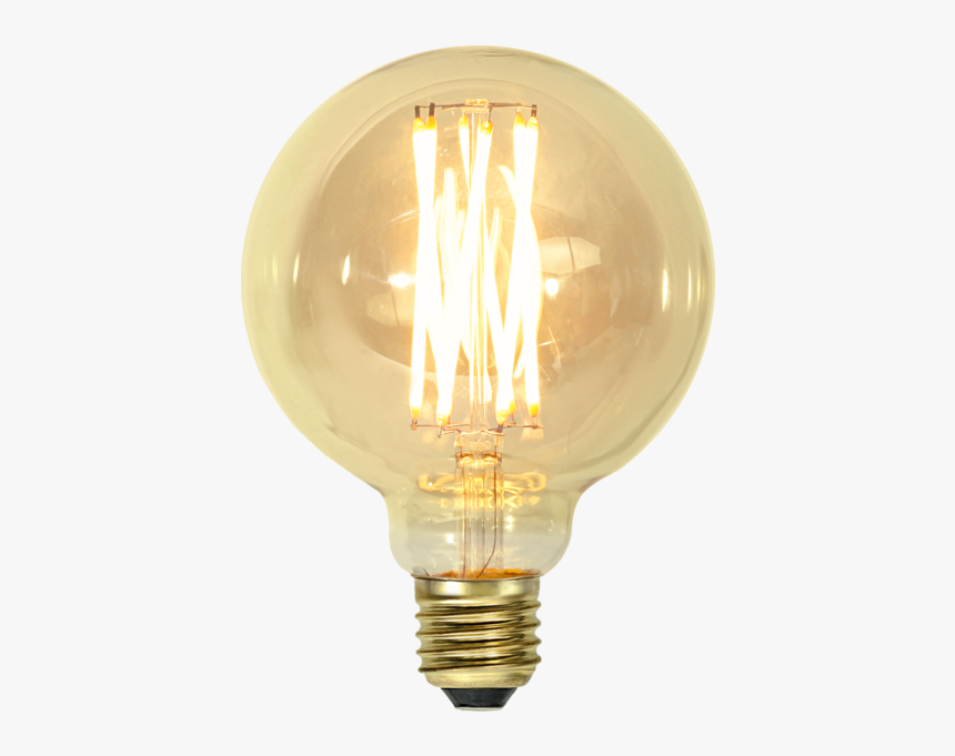 E27 Vintage Gold 95mm Led 3,7w - Light Bulb Vintage Png, Transparent Png, Free Download