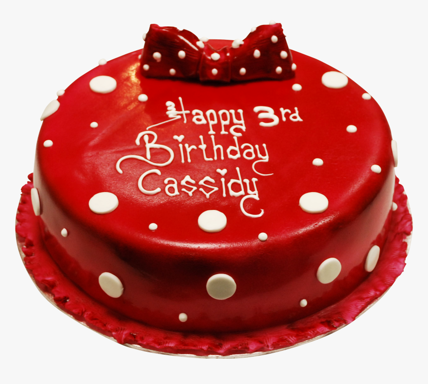 Red Birthday Cake Png - Birthday Cake Images Png, Transparent Png, Free Download