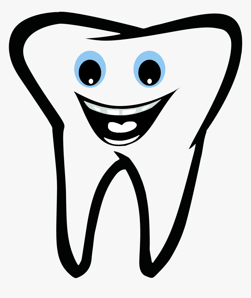 Transparent Tooth Clipart Png - Transparent Happy Tooth Clip Art, Png Download, Free Download