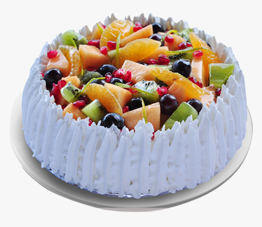 Tropical Fresh Fruit Cake - Fresh Fruit Cake Png, Transparent Png, Free Download