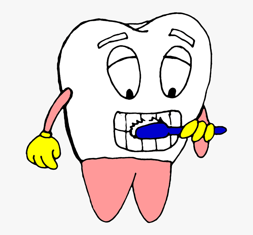 Teeth Cleaning Clipart - Brushing Teeth Clipart, HD Png Download, Free Download