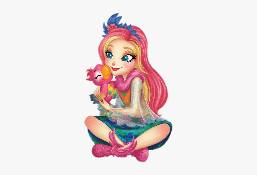 Enchantimals Peeki Parrot - Enchantimals Peeki Parrot Cartoon, HD Png Download, Free Download