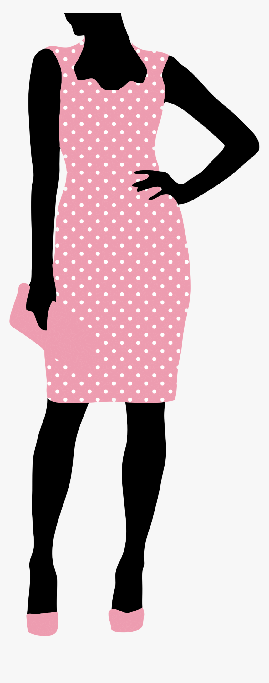 Transparent Skirt Clipart - Woman In Dress Vector Png, Png Download, Free Download