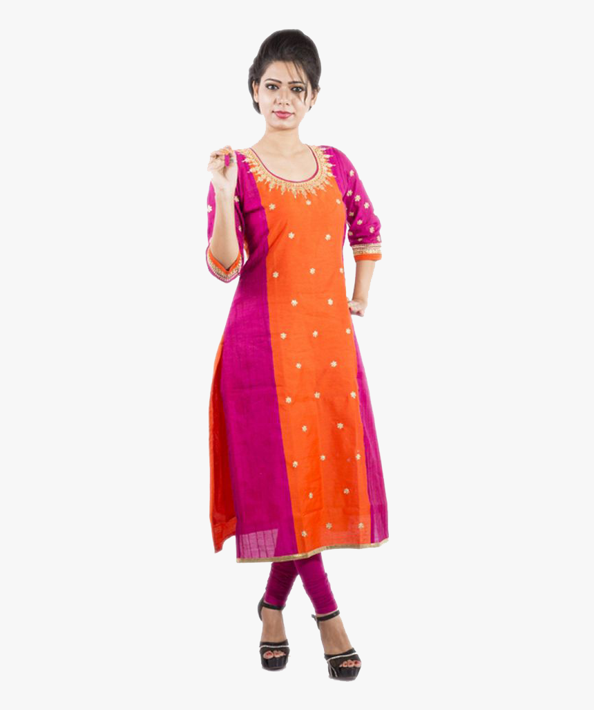 Chanderi Kurti Png Background - Kurti Png, Transparent Png, Free Download