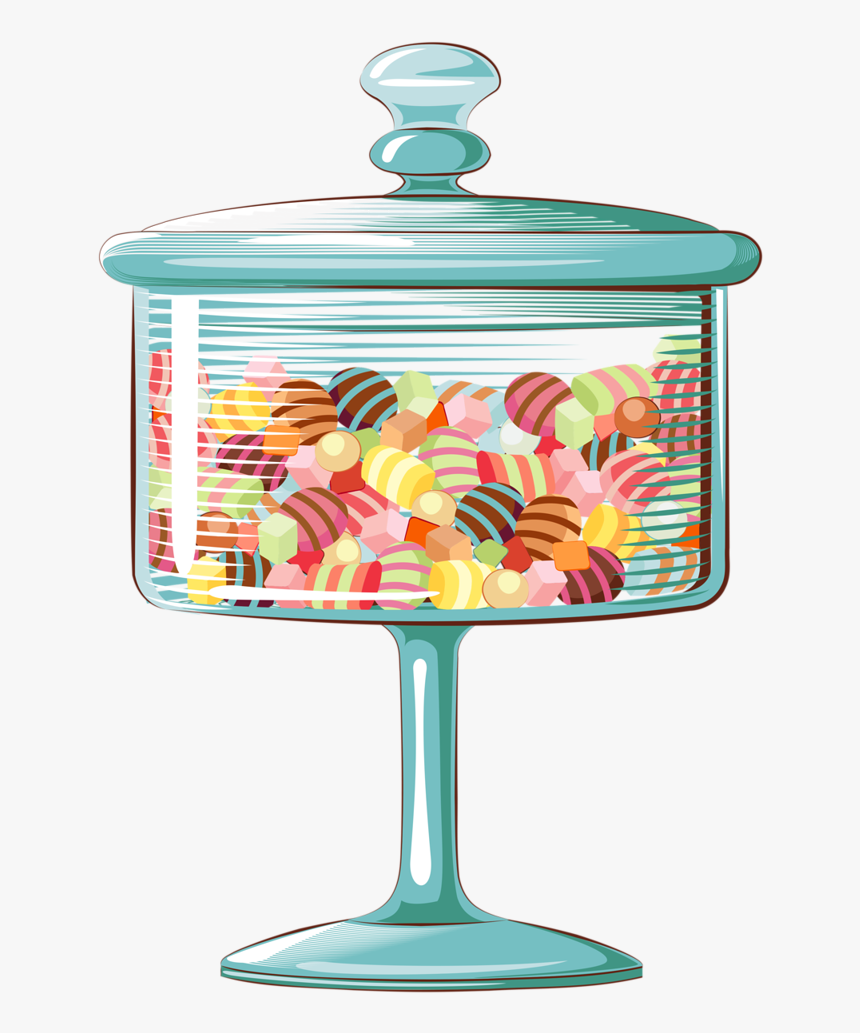 Png Jar Of Sweets - Candy Jars Clip Art, Transparent Png, Free Download
