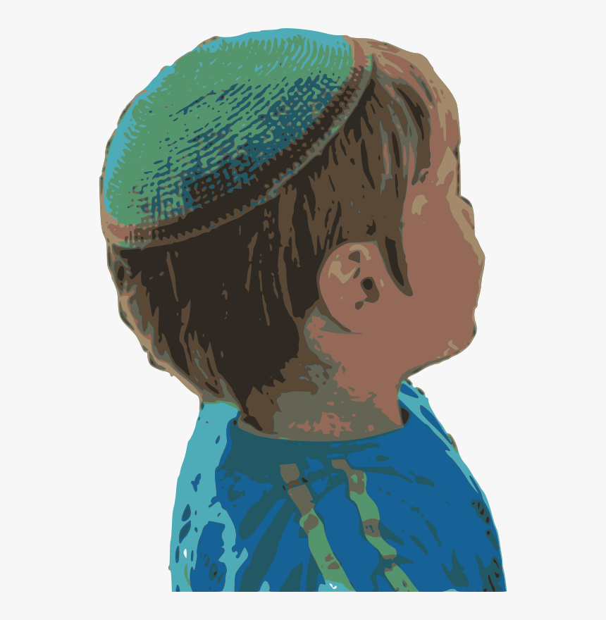 Boy In A Kippah - Cap On Jewish People, HD Png Download, Free Download