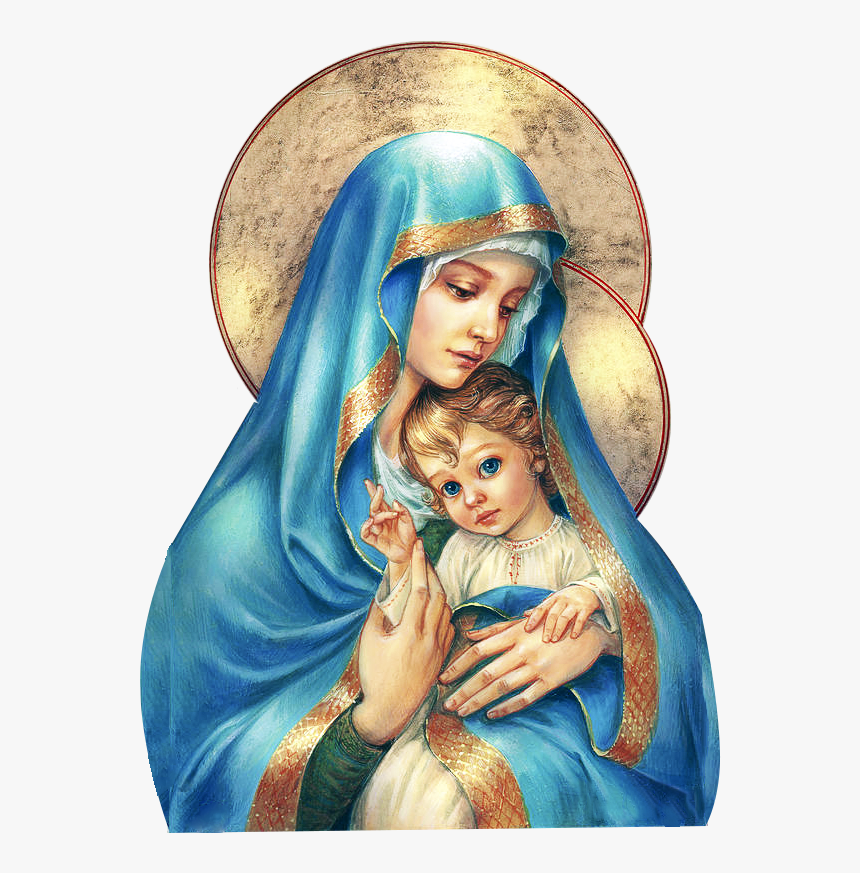 Mary, Of Jesus Mother Madonna Mary Clipart - Mother Mary And Jesus, HD Png Download, Free Download