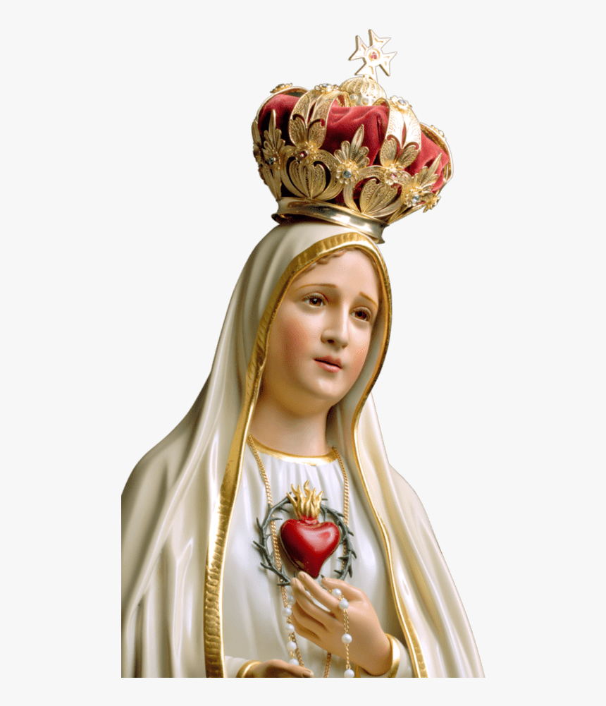 Virgen De Fátima - Mother Mary Images With Rosary Hd, HD Png Download, Free Download