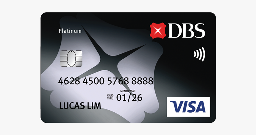 Dbs Visa Debit Card - Dbs Black Debit Card, HD Png Download, Free Download
