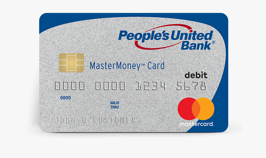 People"s United Bank Mastercard Mastermoney Personal, HD Png Download, Free Download