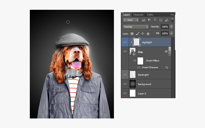 Step12 - Фотошоп Собака С Лицом Человека, HD Png Download, Free Download