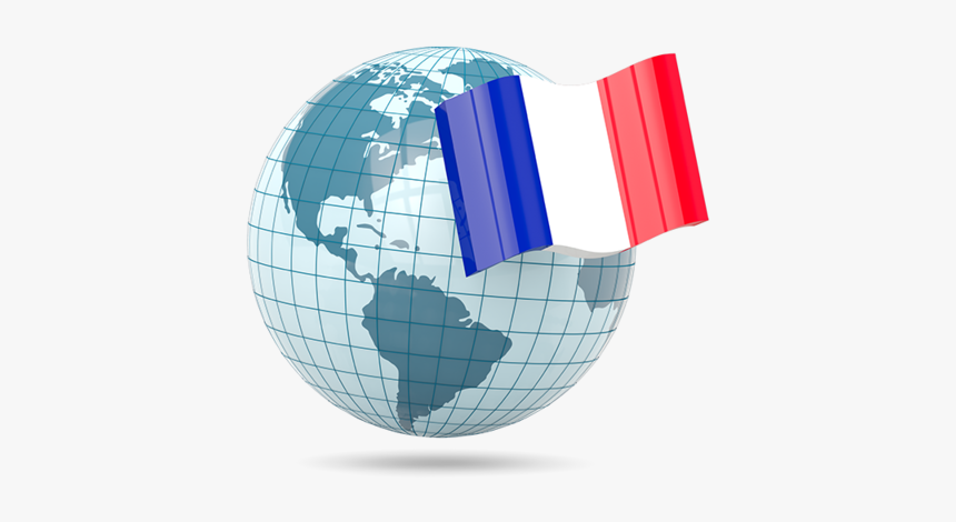 Globe With Flag, HD Png Download, Free Download