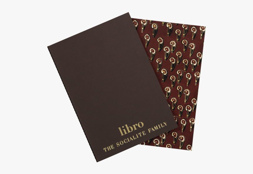 Duo Notebooks With A Red Burgundy Pattern - Paper, HD Png Download, Free Download
