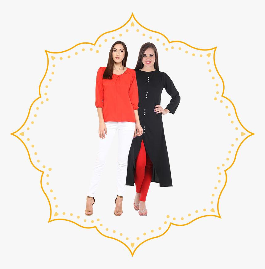 Women"s Apparel - Boat Neck Neck Design For Kurti, HD Png Download, Free Download