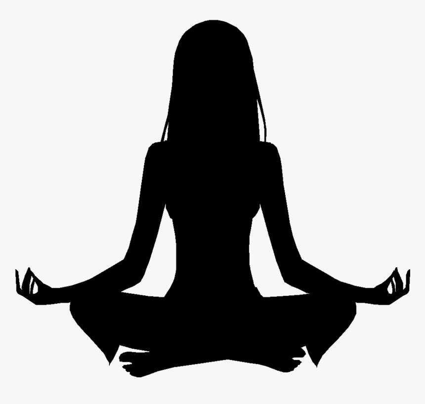 yoga clip art black and white