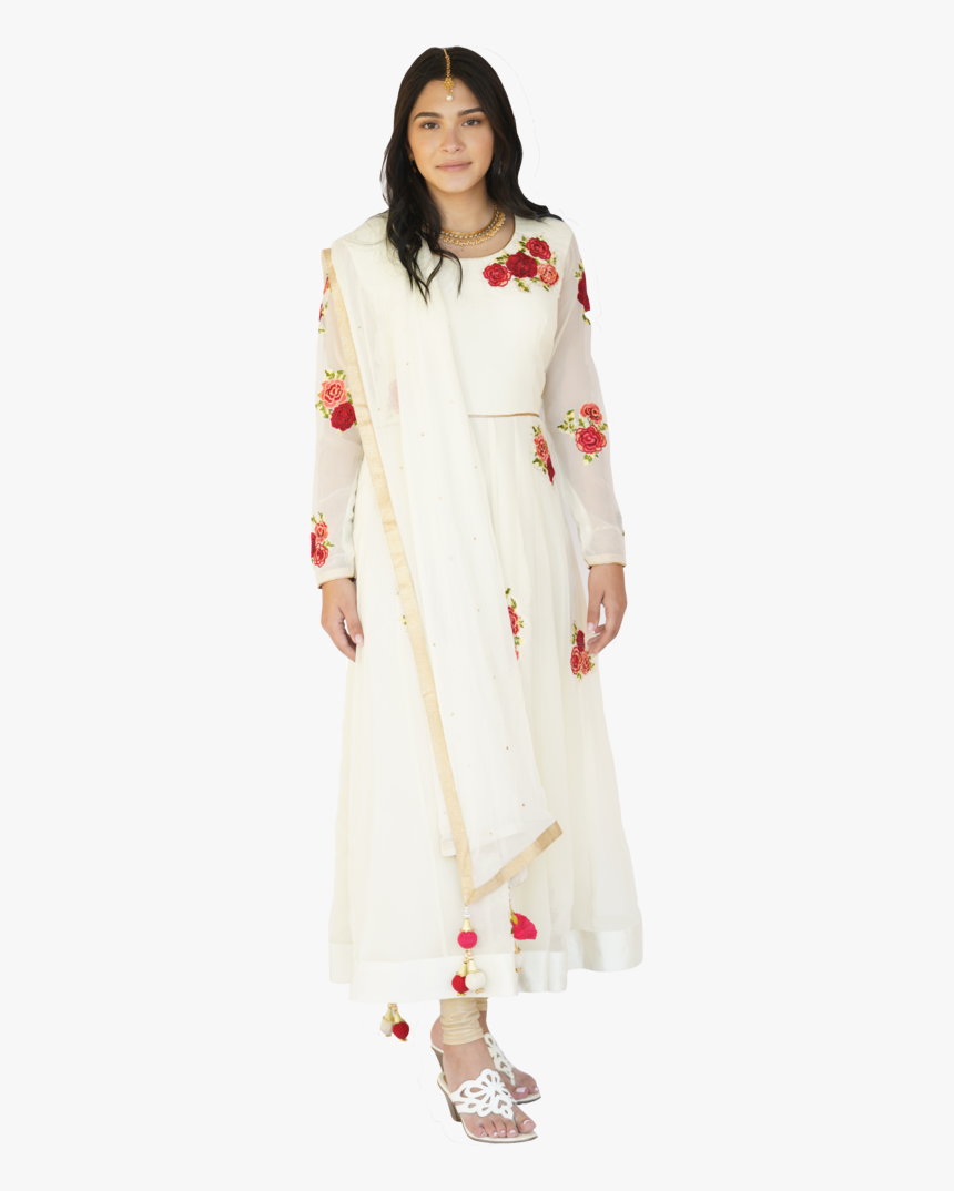 White Salwar Suit Png, Transparent Png, Free Download
