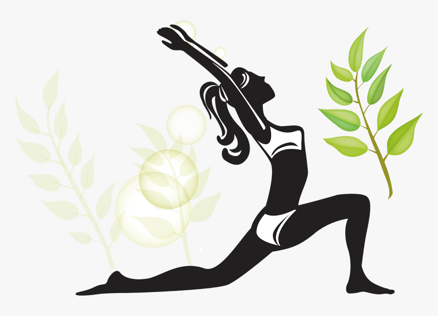 Yoga Cartoon Black And White, HD Png Download, Free Download