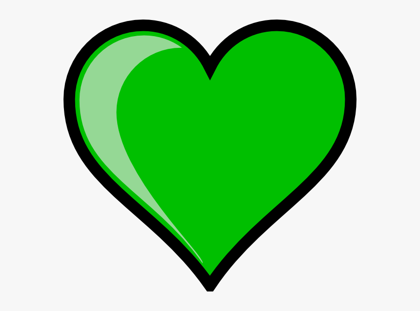 Heart Clip Art Green, HD Png Download, Free Download