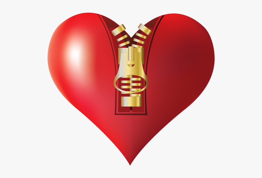 Heart Png - Zipped Heart Png, Transparent Png, Free Download