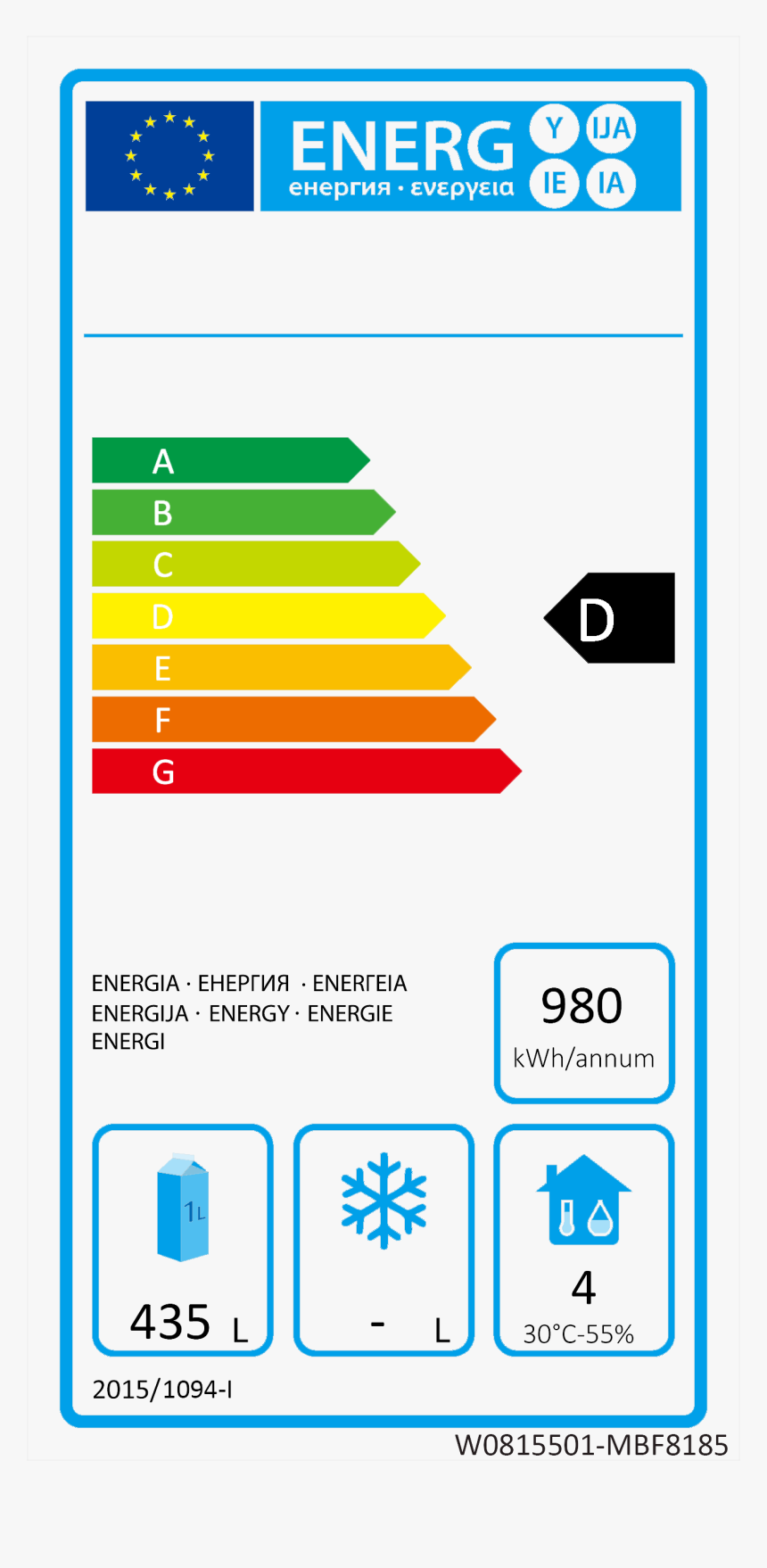 Energy Label, HD Png Download, Free Download