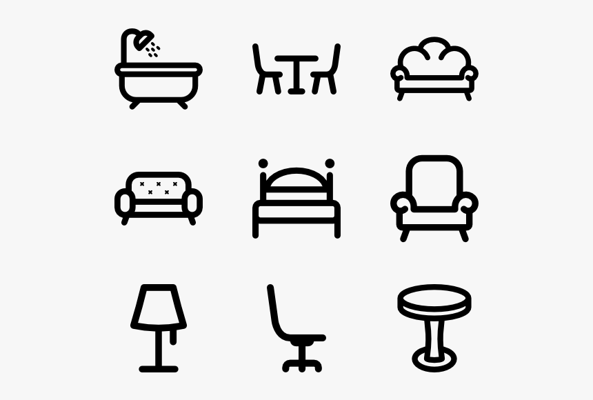Furnitures - Furnitures Icon, HD Png Download, Free Download