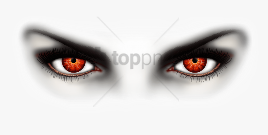 Lens - Red Eyes Transparent Background, HD Png Download, Free Download