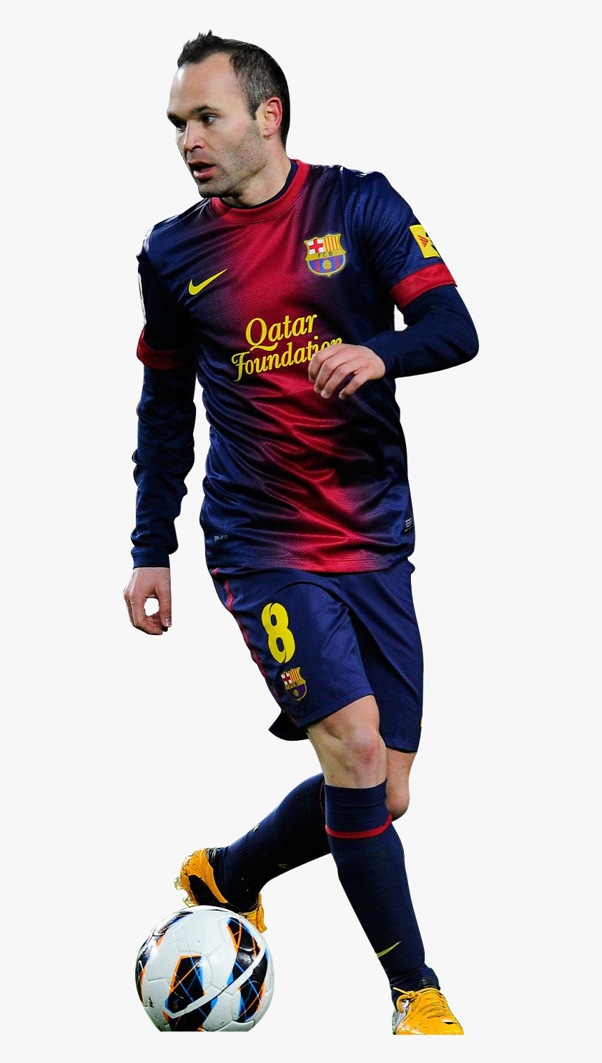 Iniesta Render Hd Photoshop A Png Barcelona Soccer - Transparent Barcelona Players Png, Png Download, Free Download