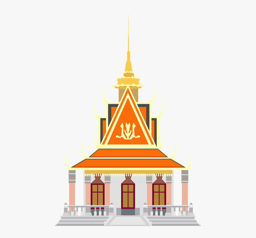 Temple Png Images - Pagoda In Cambodia Png, Transparent Png, Free Download