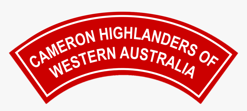 Cameron Highlanders Of Western Australia Battledress - Circle, HD Png Download, Free Download