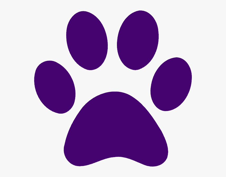 Purple Dog Paw Print, HD Png Download, Free Download