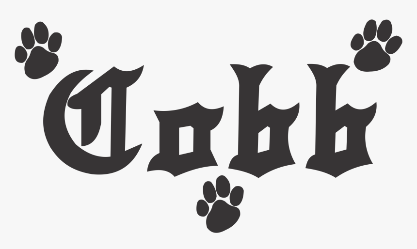Old English With Paws - Graphic Design, HD Png Download, Free Download