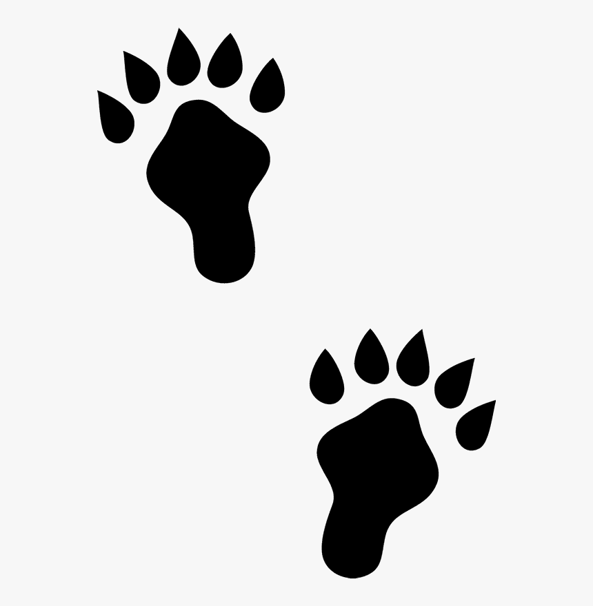 Otter Clipart Paws - Otter Footprint Easy To Draw, HD Png Download, Free Download