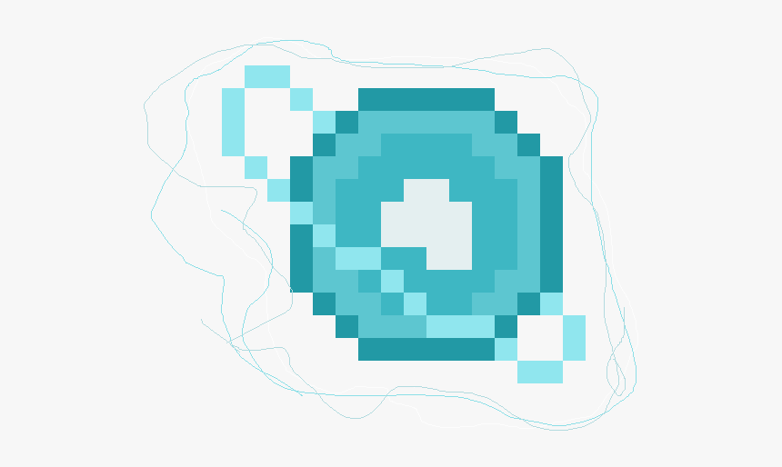 Will O Wisp - Pixel Art Easy Donut, HD Png Download, Free Download