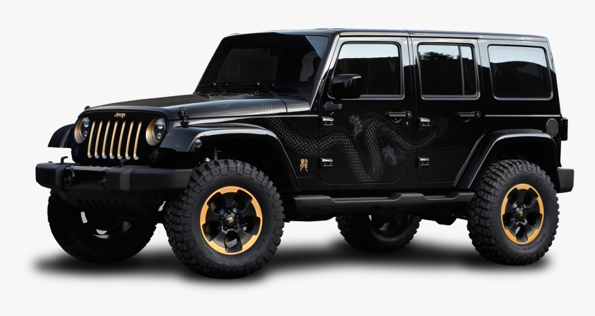 Jeep Png - Shiny Black Jeep Wrangler, Transparent Png, Free Download