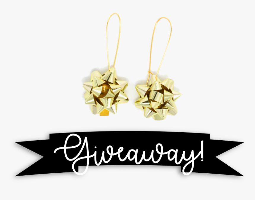 Gold Bow Earrings, HD Png Download, Free Download