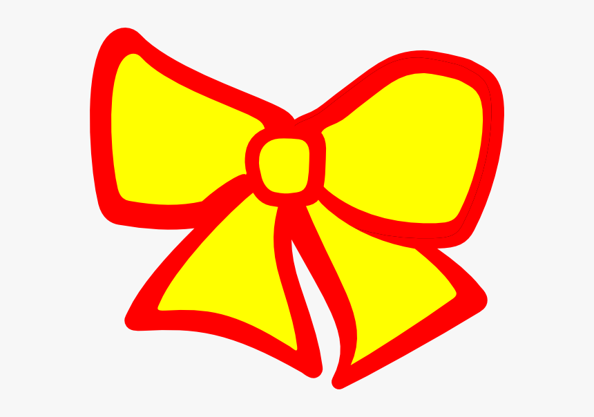 Yellow Hair Bow Clipart, HD Png Download, Free Download