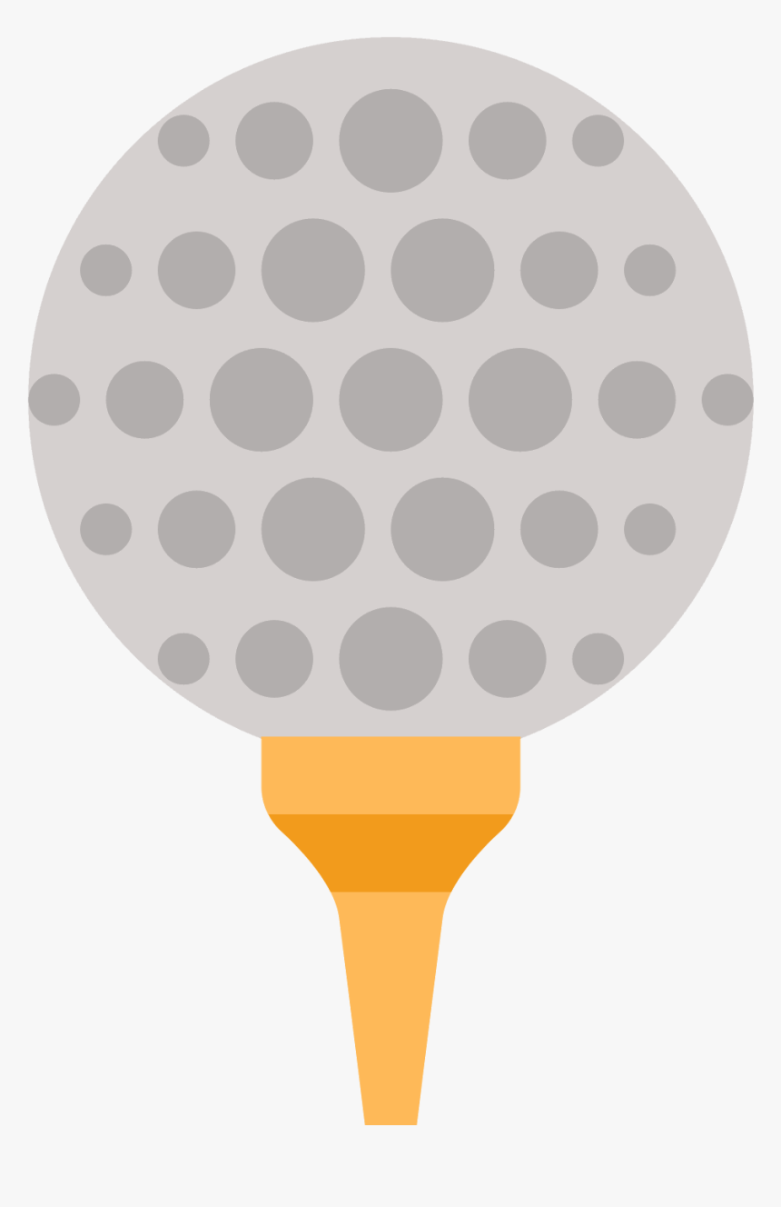 Golf Ball On Tee Vector - Circle, HD Png Download, Free Download