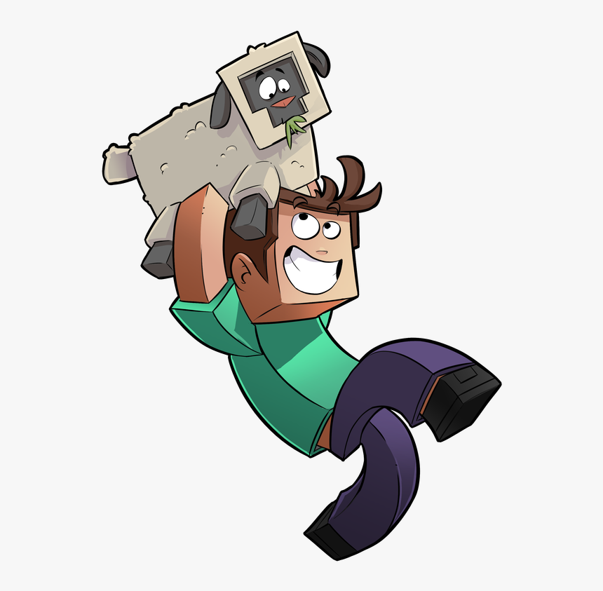 Picture - Cartoon Minecraft Thumbnail Art, HD Png Download, Free Download