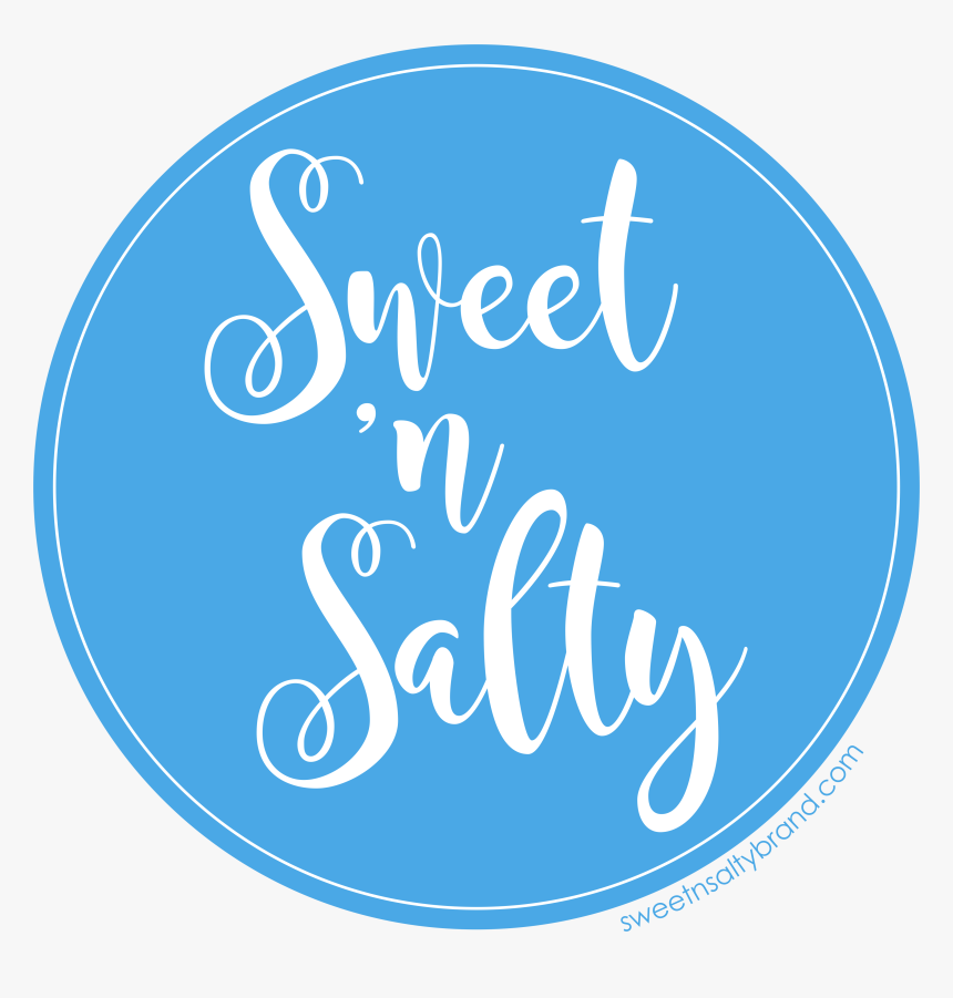 Image Of Sweet "n Salty Stickers - Calligraphy, HD Png Download, Free Download