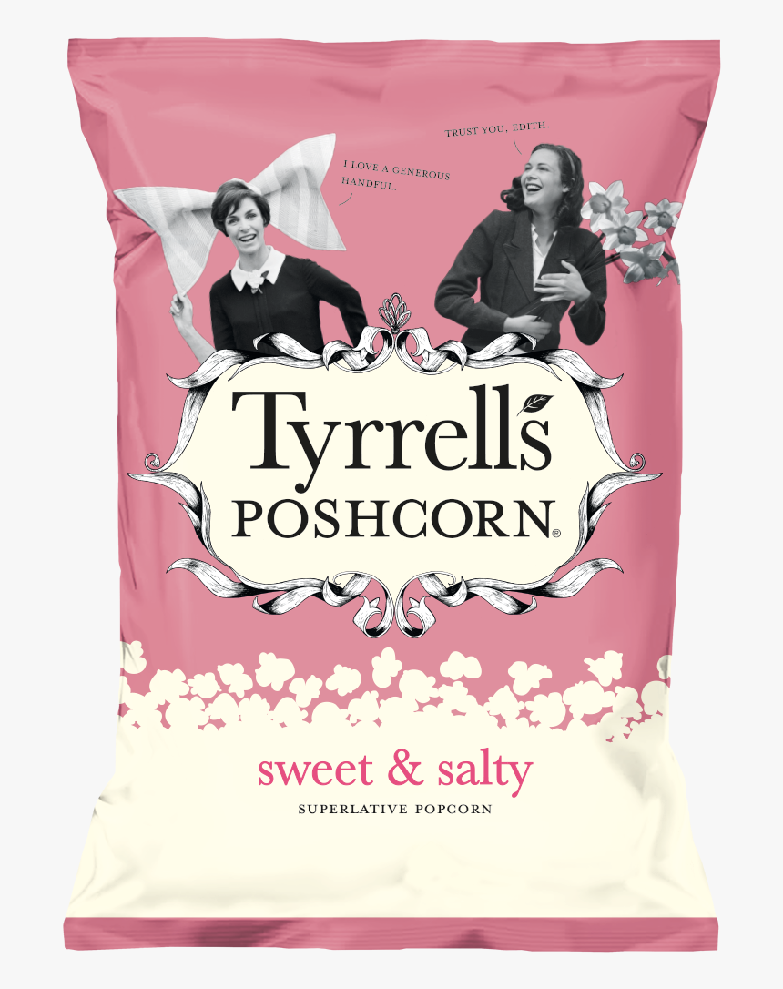 Poshcorn Sweet & Salty - Tyrells Popcorn, HD Png Download, Free Download