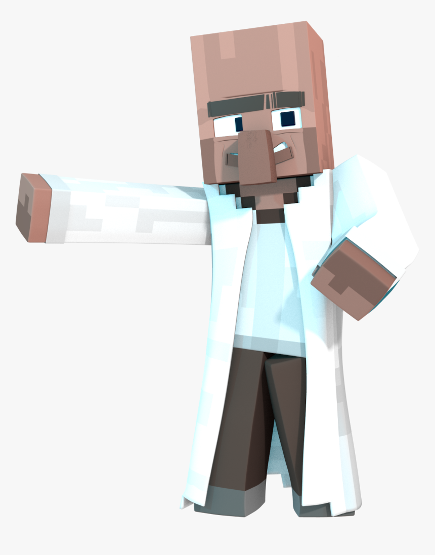 Herobrine Grug Vil - Minecraft C4d Mob Render Transparent, HD Png Download, Free Download