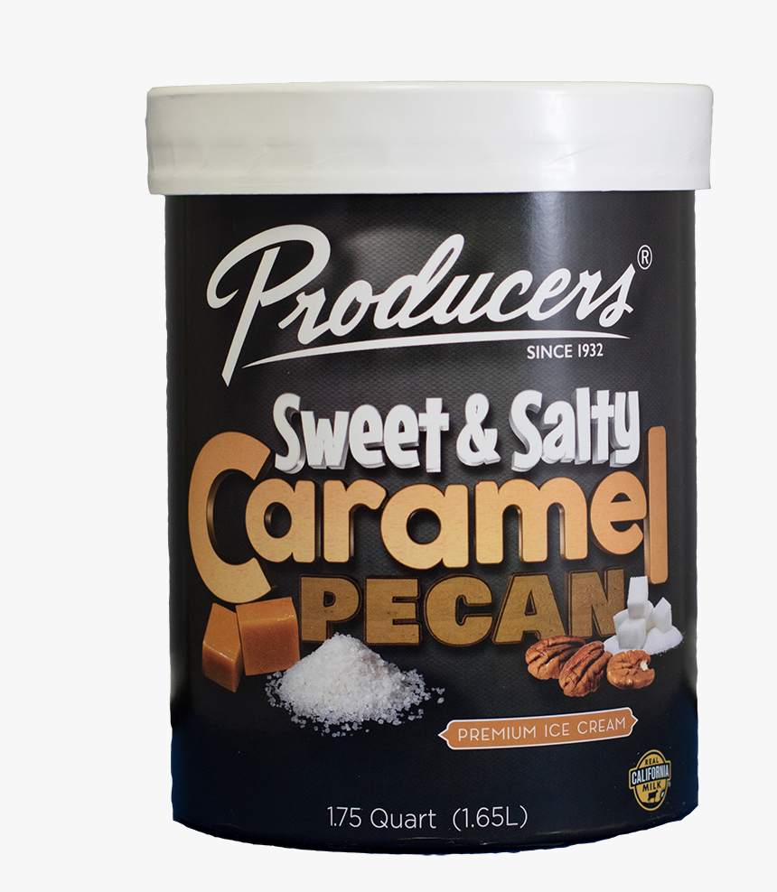 Sweet & Salty Caramel Pecan Ice Cream - Packaging And Labeling, HD Png Download, Free Download