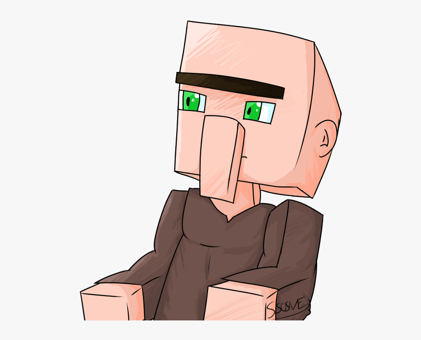 Minecraft Cartoon Villager Png, Transparent Png, Free Download