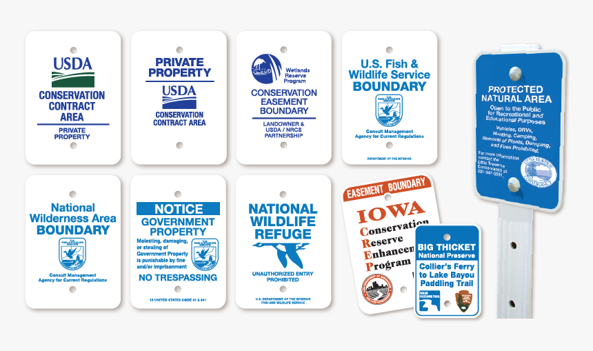 Wetlands Conservation Easement Markers, HD Png Download, Free Download