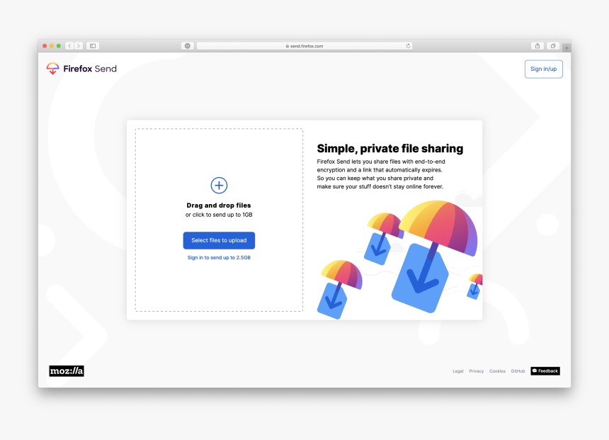 Firefox Send, HD Png Download, Free Download