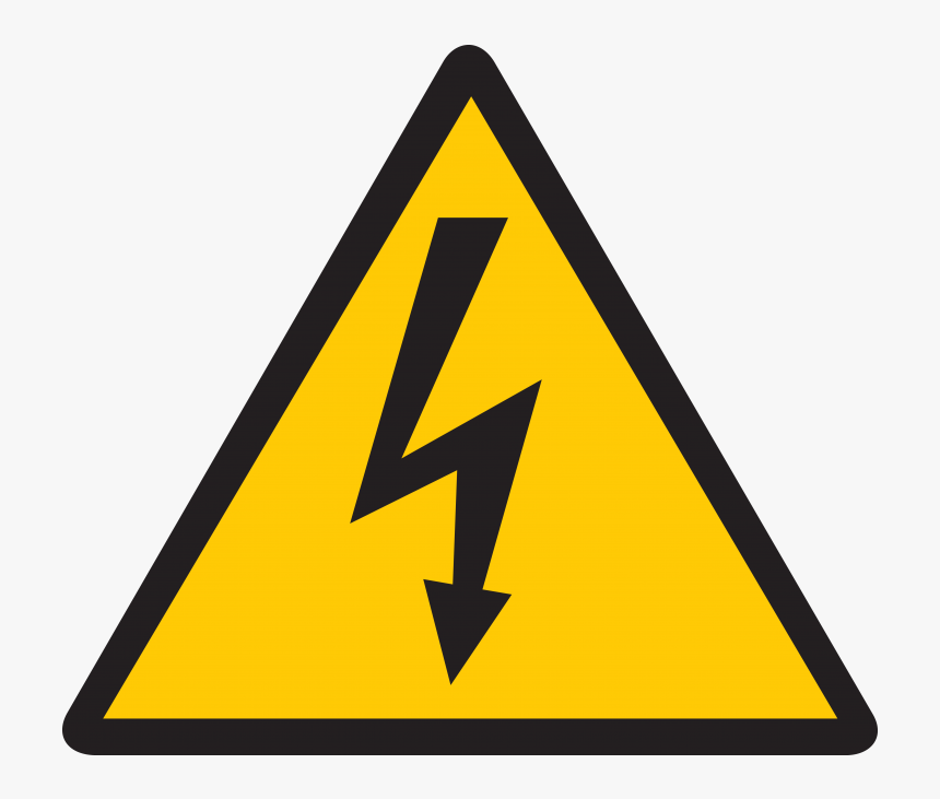 Warning Signs Electrical Hazard Symbol Png - Electrical Hazard Symbol Png, Transparent Png, Free Download